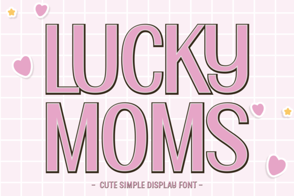 Lucky Moms: The Playful Retro Font for Modern Projects