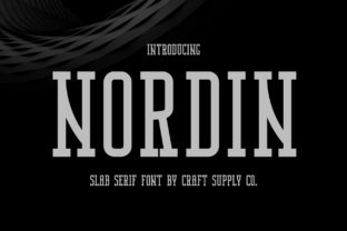 Nordin: Bold Serif Charm for Modern Design