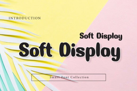Soft Display: The Friendly Typeface for Modern Brands