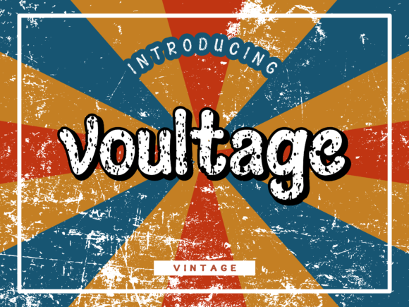 Unleashing Voultage: A Retro Display Font with Modern Edge